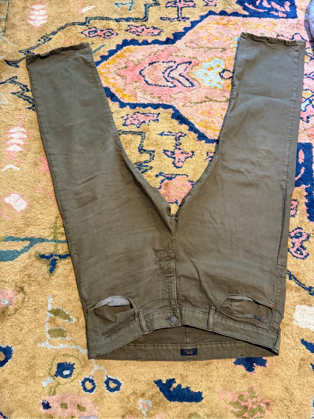 Men's polo Ralph Lauren  Olive Green Casual Pants, classic fit